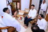 Nara Lokesh visits Amritapuri Ashram, meets Mata Amritanandamayi Devi