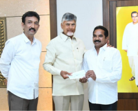 ఎన్టీఆర్ అన్నా క్యాంటీన్‌కు ఏపీ ఎన్జీజీఓ జిల్లా అధ్యక్షుడు ఘంటసాల విరాళం