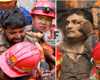 Two workers rescued alive from hydropower tunnel 10 days after Nepal floods