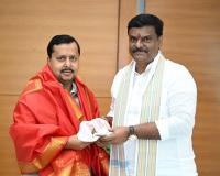 AP BJP President PVN Madhav Meets National Chief Nitin Nabin