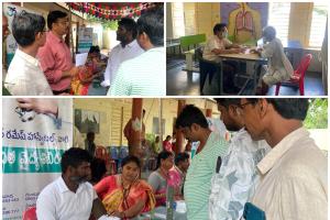 మంత్రి లోకేష్ బృందంచే ఉచిత మెడికల్ క్యాంప్