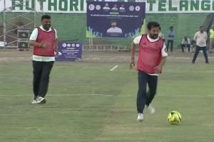 Revanth Reddy Scores Four Goals, Wins Man of the Match at Legislators Sports Meet