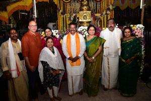 BJP State President P.V.N. Madhav Offers Prayers at Simhachalam Chandanotsavam