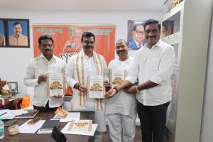 TTD Invites BJP State President Madhav for Brahmotsavams in New Delhi