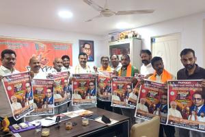 BJP's PVN Madhav Releases Posters for Samarasata Marathon and Sports Events Across Andhra Pradesh