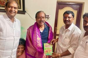 BJP Leader Seeks Poll Guidance From Veteran Hariharan Rajaji in Karaikudi