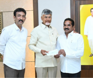 ఎన్టీఆర్ అన్నా క్యాంటీన్‌కు ఏపీ ఎన్జీజీఓ జిల్లా అధ్యక్షుడు ఘంటసాల విరాళం